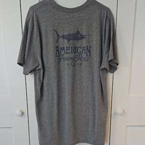 AFTCO Heather Gray Short Sleeve Tee